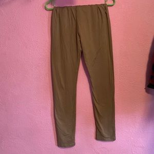 Plain Light Brown Leggings